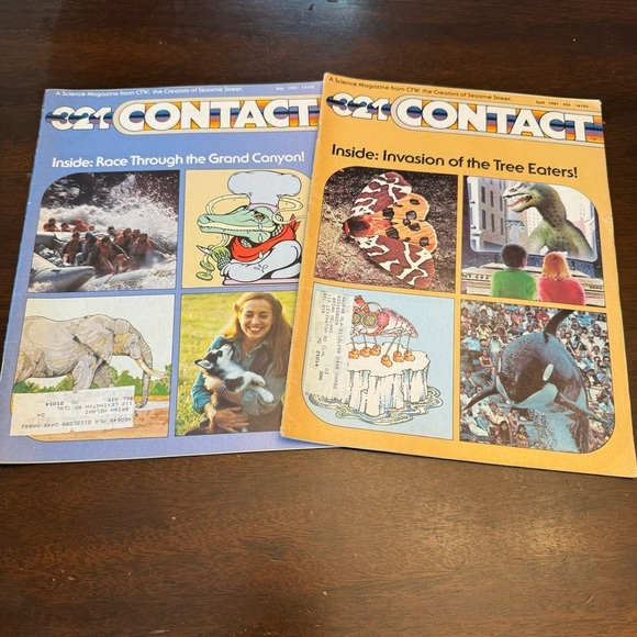 321 Contact Magazine April - May 1981 by Children's Television Workshop - Picture 1 of 15